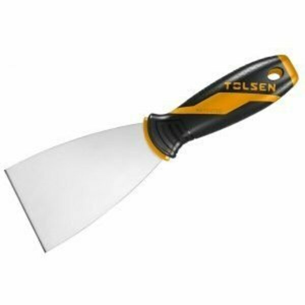 Tolsen 3 Wall Scraper, High Quality Tool Steel, Heat-Treated, Mirror Polished, Two-Component Handle 40015